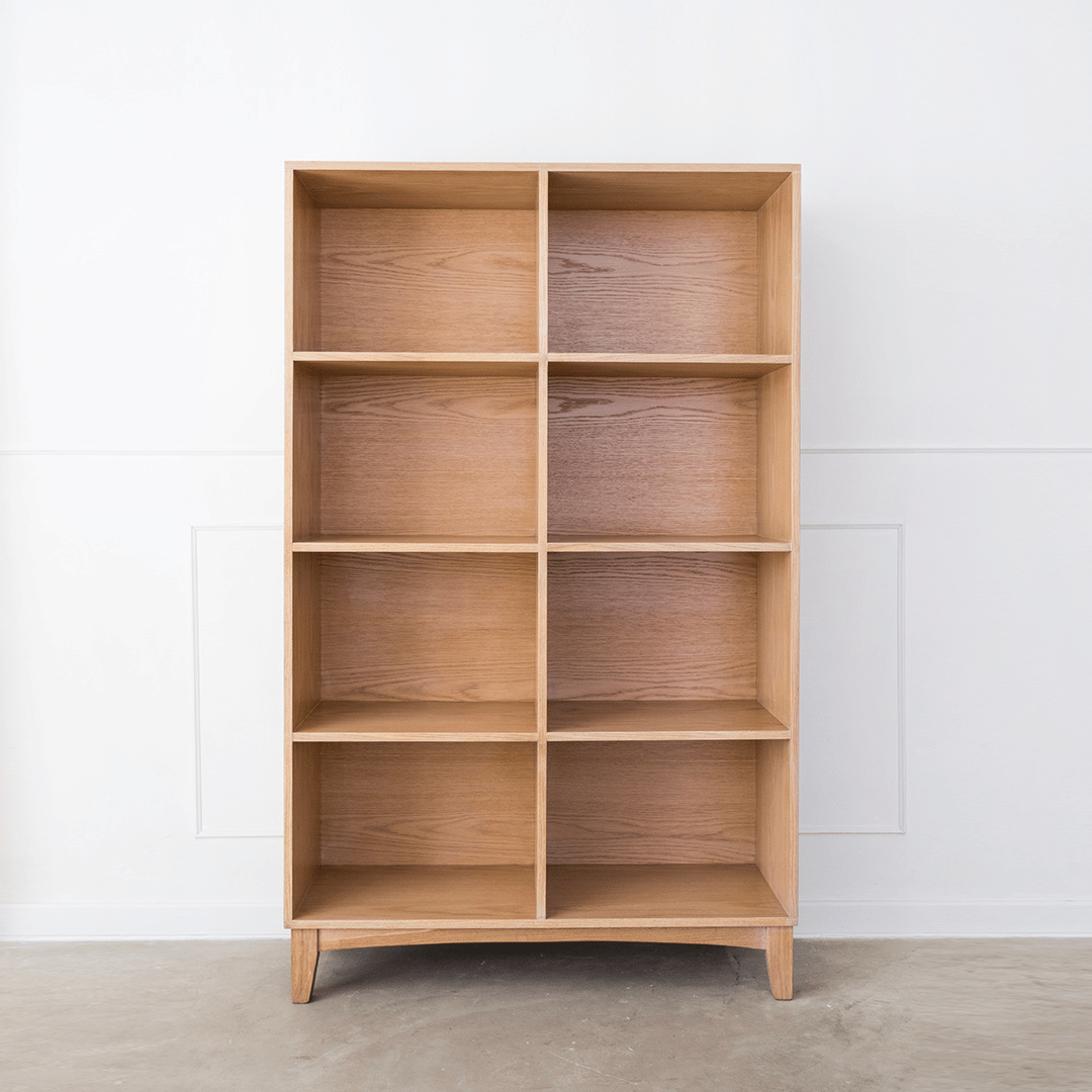 Oak Storage Bookcase