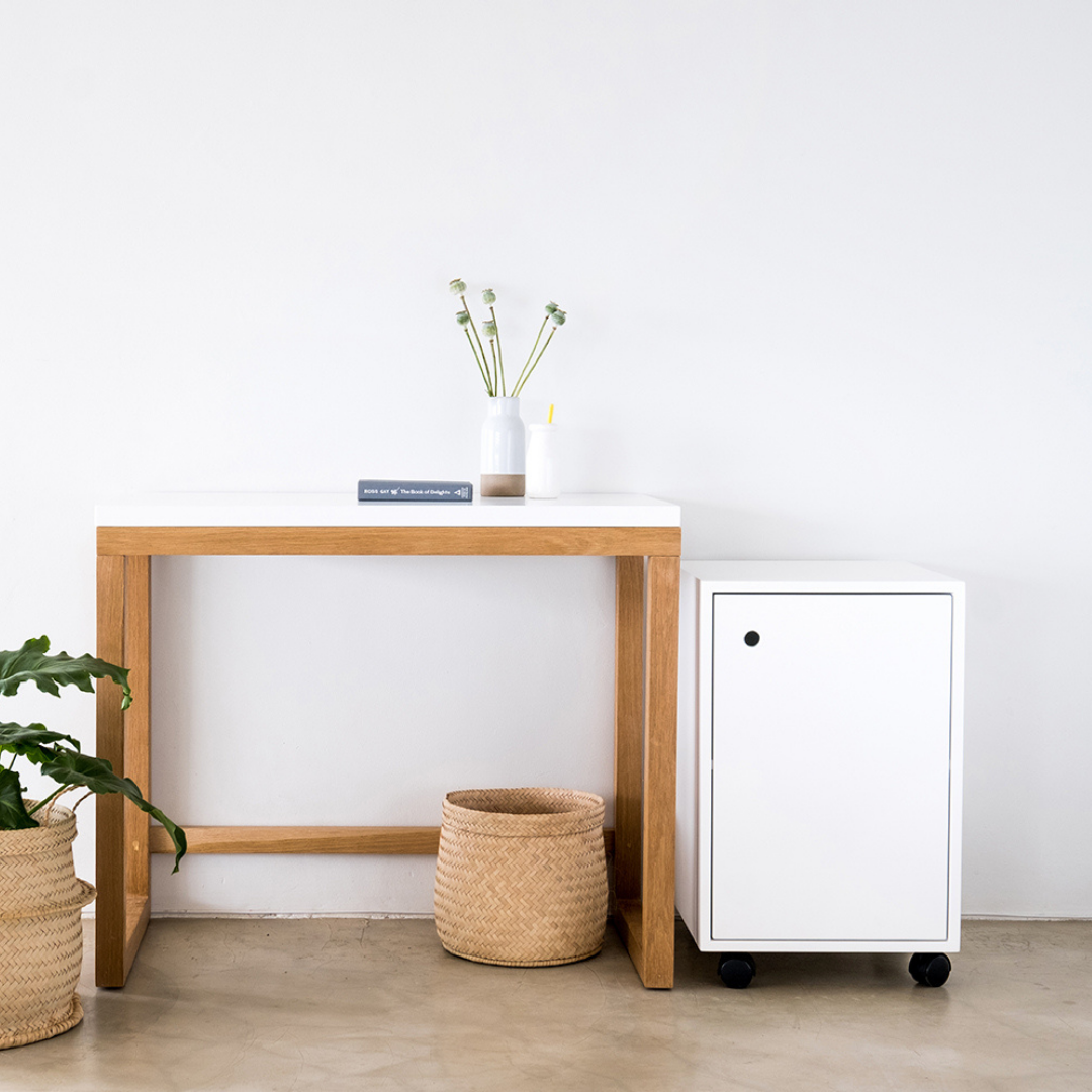 Jennifer Desk and Theunis Storage Pedestal