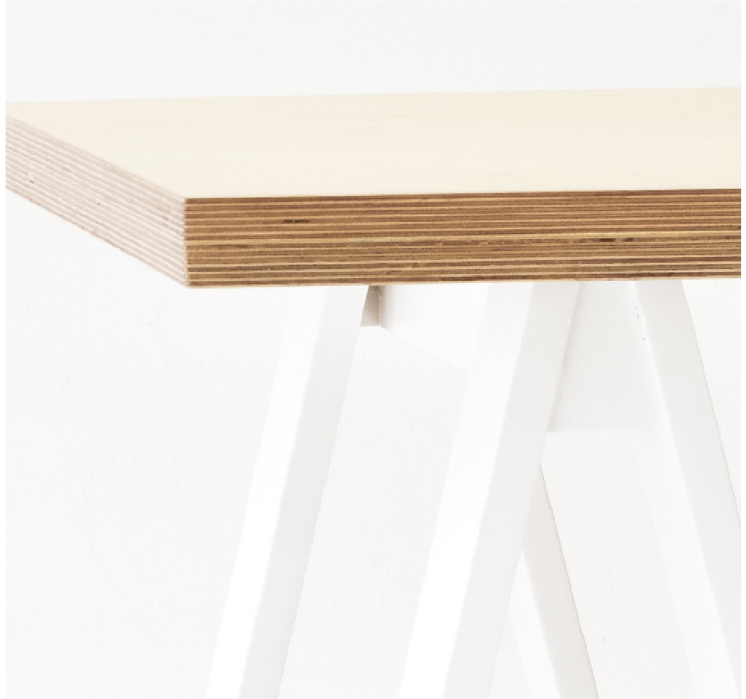 Inger Scandi Birch Plywood Desk | Trestle South Africa