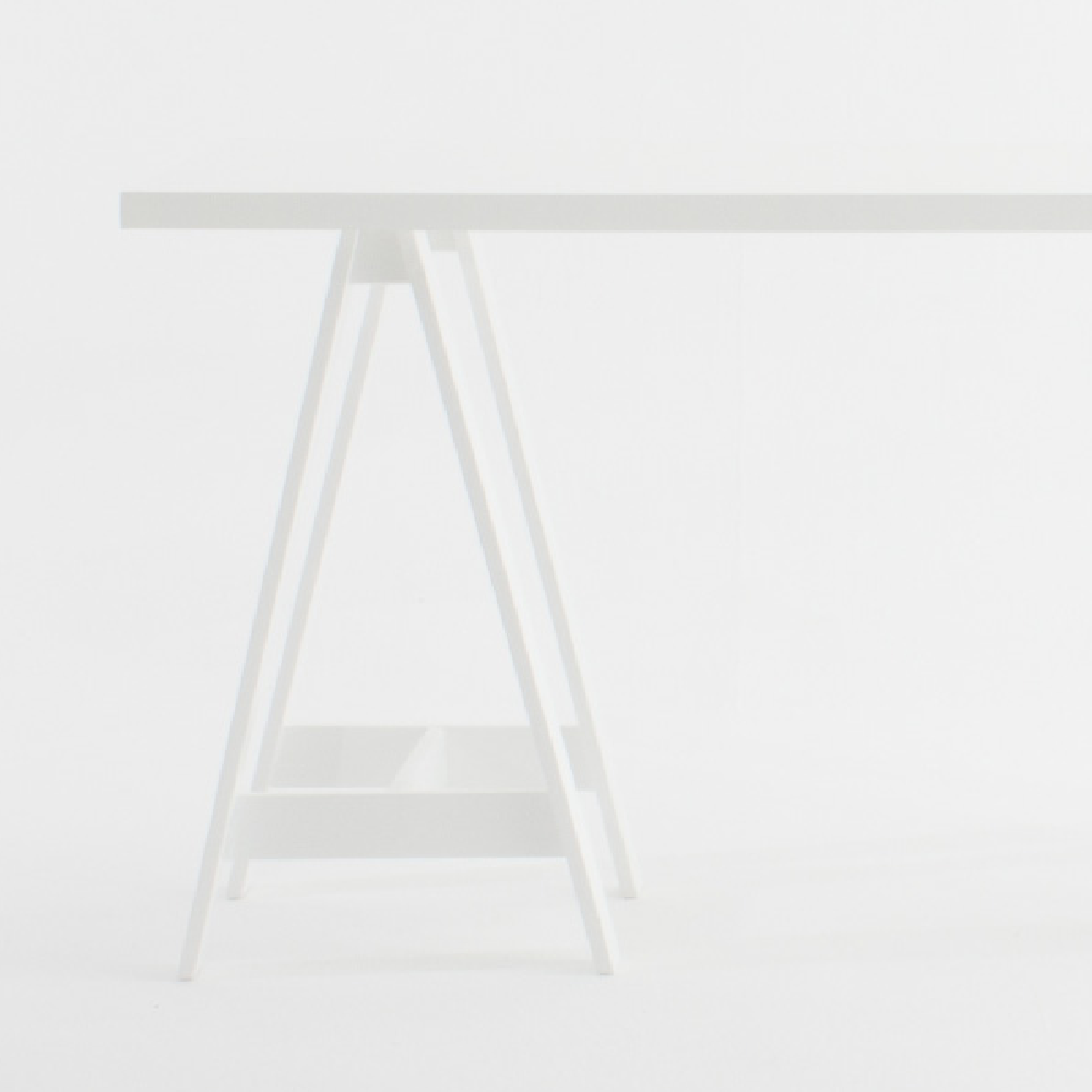 white sturdy trestle table legs