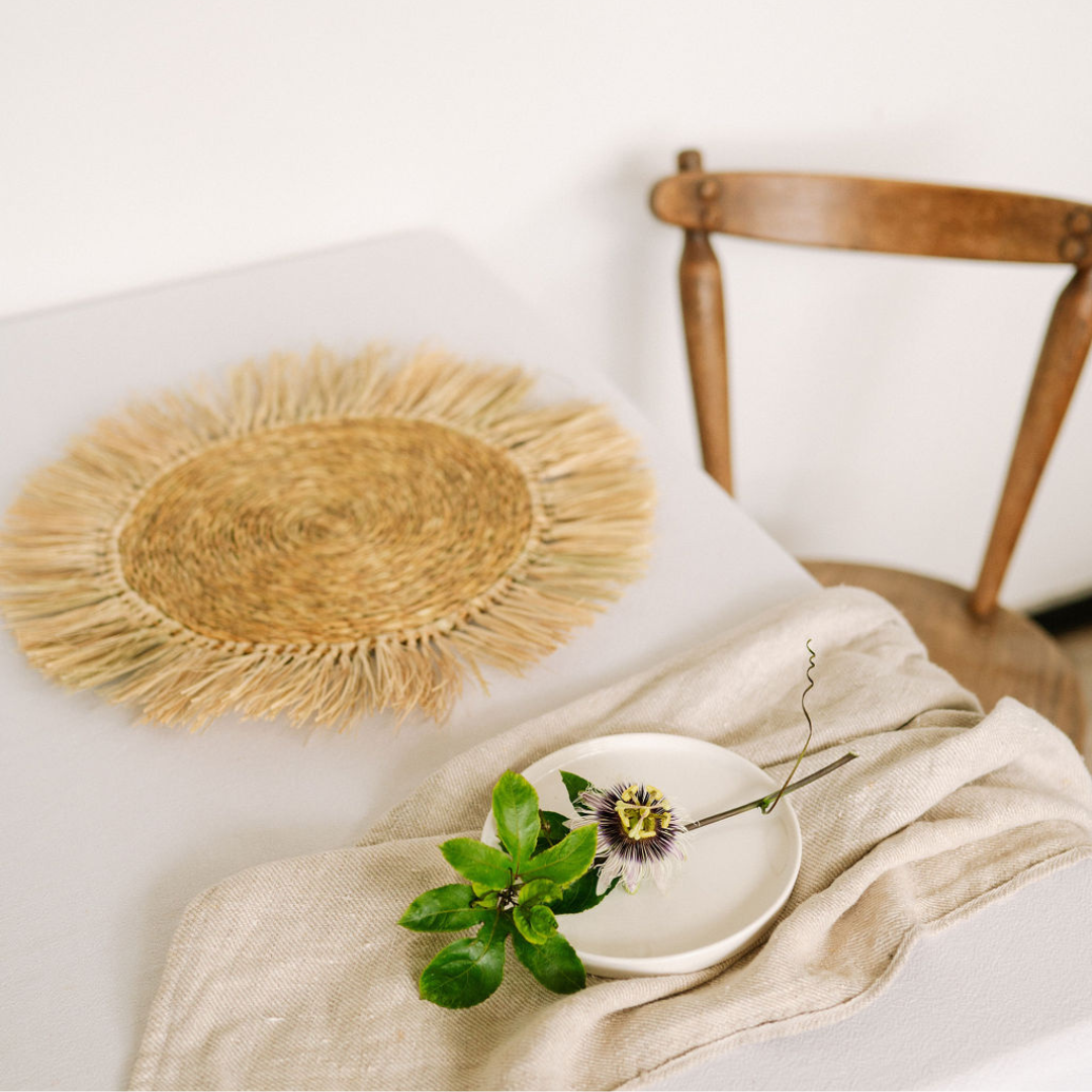 Natural Tassel Placemat
