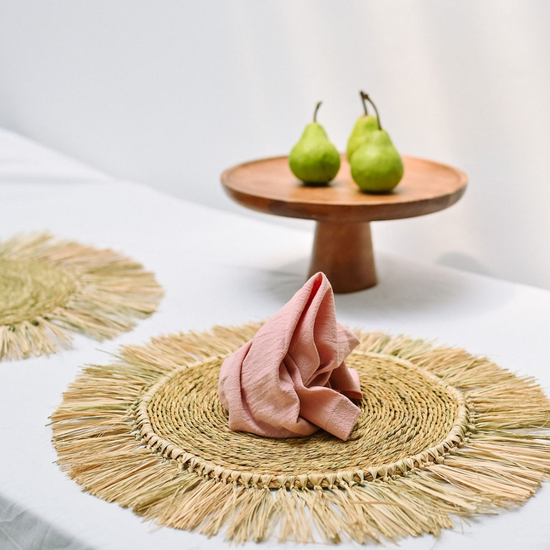 Natural Tassel Placemat