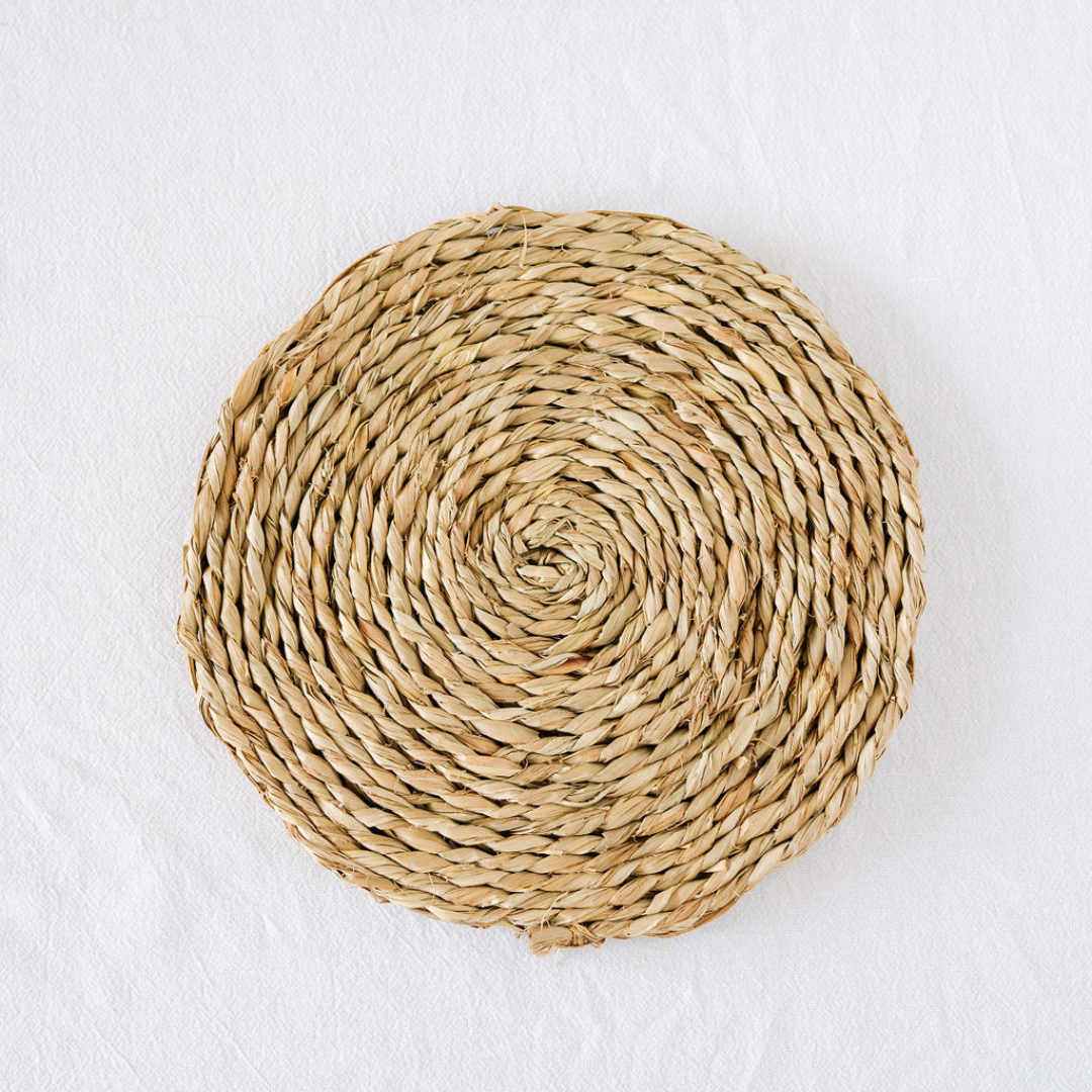 Woven Grass Placemats | Set of 10