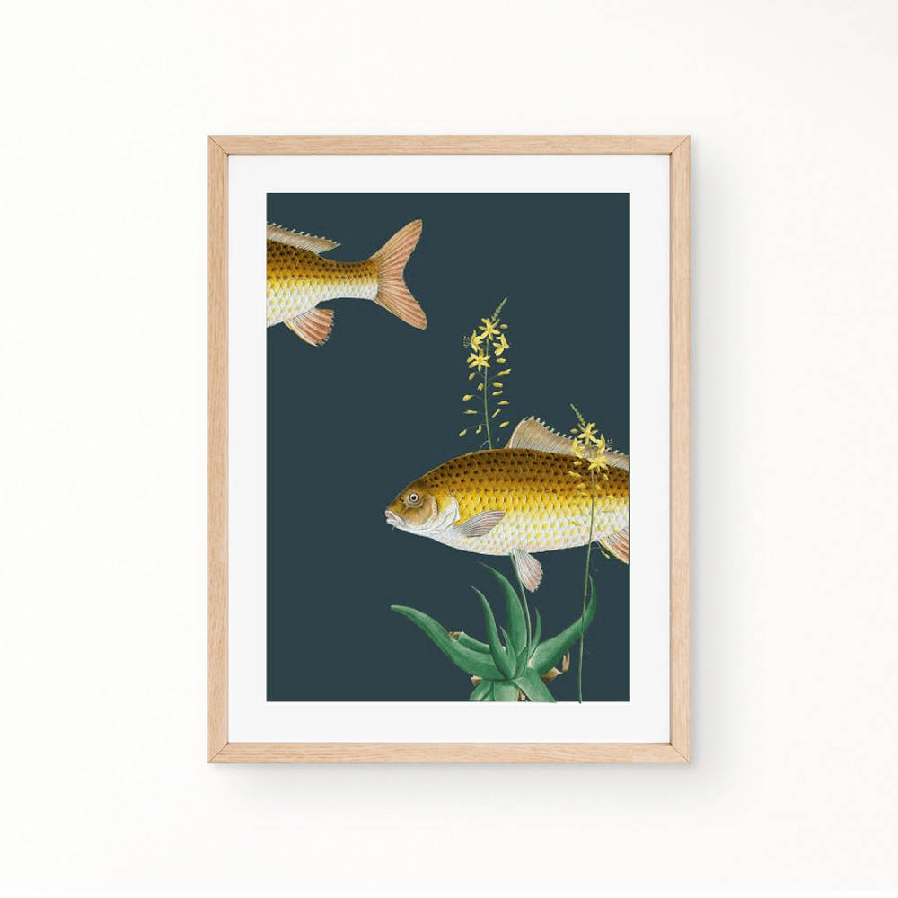 Yellow Fish Wall Art Trestle South Africa